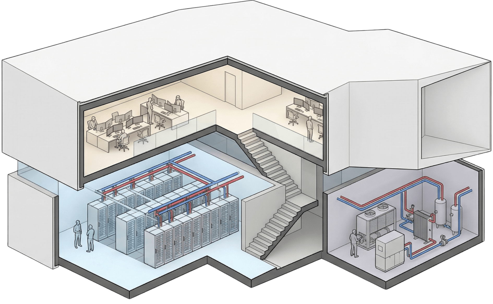 Three-loop thermal architecture