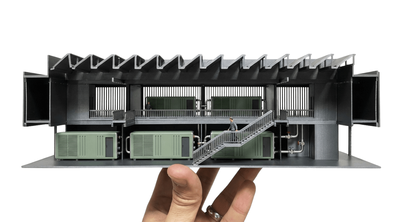 Modular MicroLink compute module cutaway